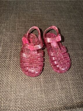Toddler girls Glitter Jelly Sandals - Pink